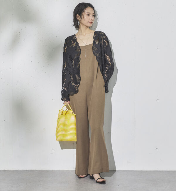 Doux archives「ワイドストラップサロペット」|ワンピース|