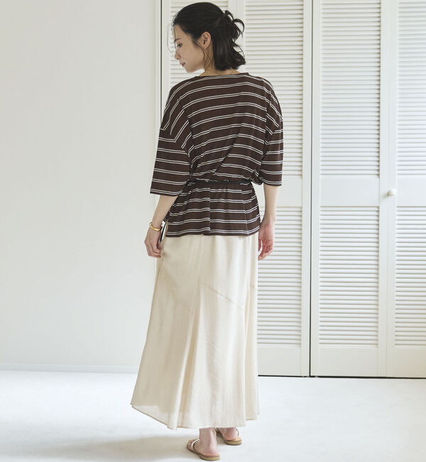 Doux archives「切替えフレアスカート」|スカート|