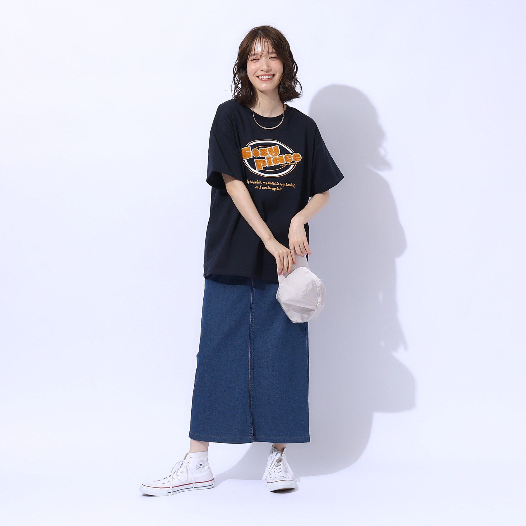 SHOO･LA･RUE「サガラ刺繍BIGTシャツ」|Tシャツ・カットソー|