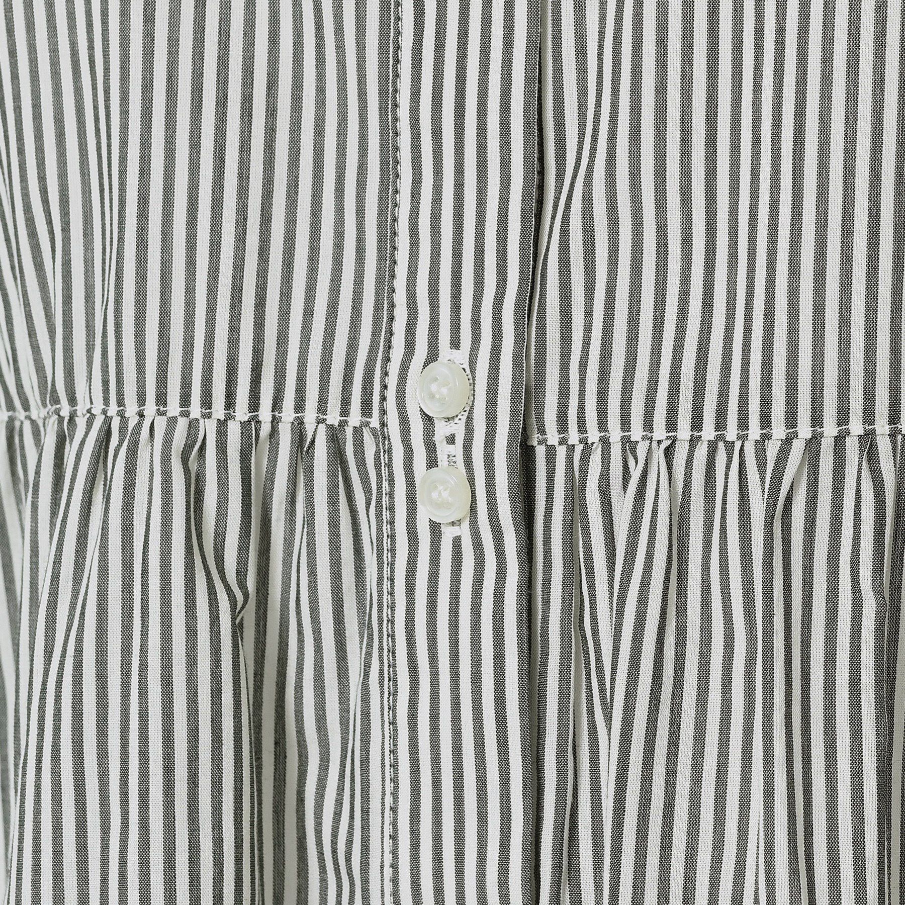 Dessin「【洗える／体型カバー】バンドカラーペプラムブラウス」|シャツ・ブラウス|