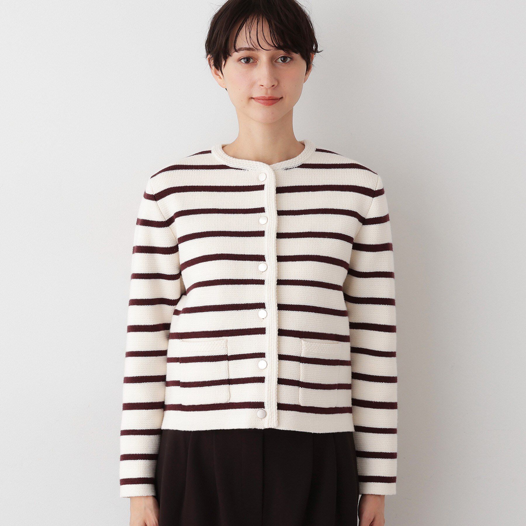 Dessin「【洗える】ジャケット見えカーディガン」|カーディガン|