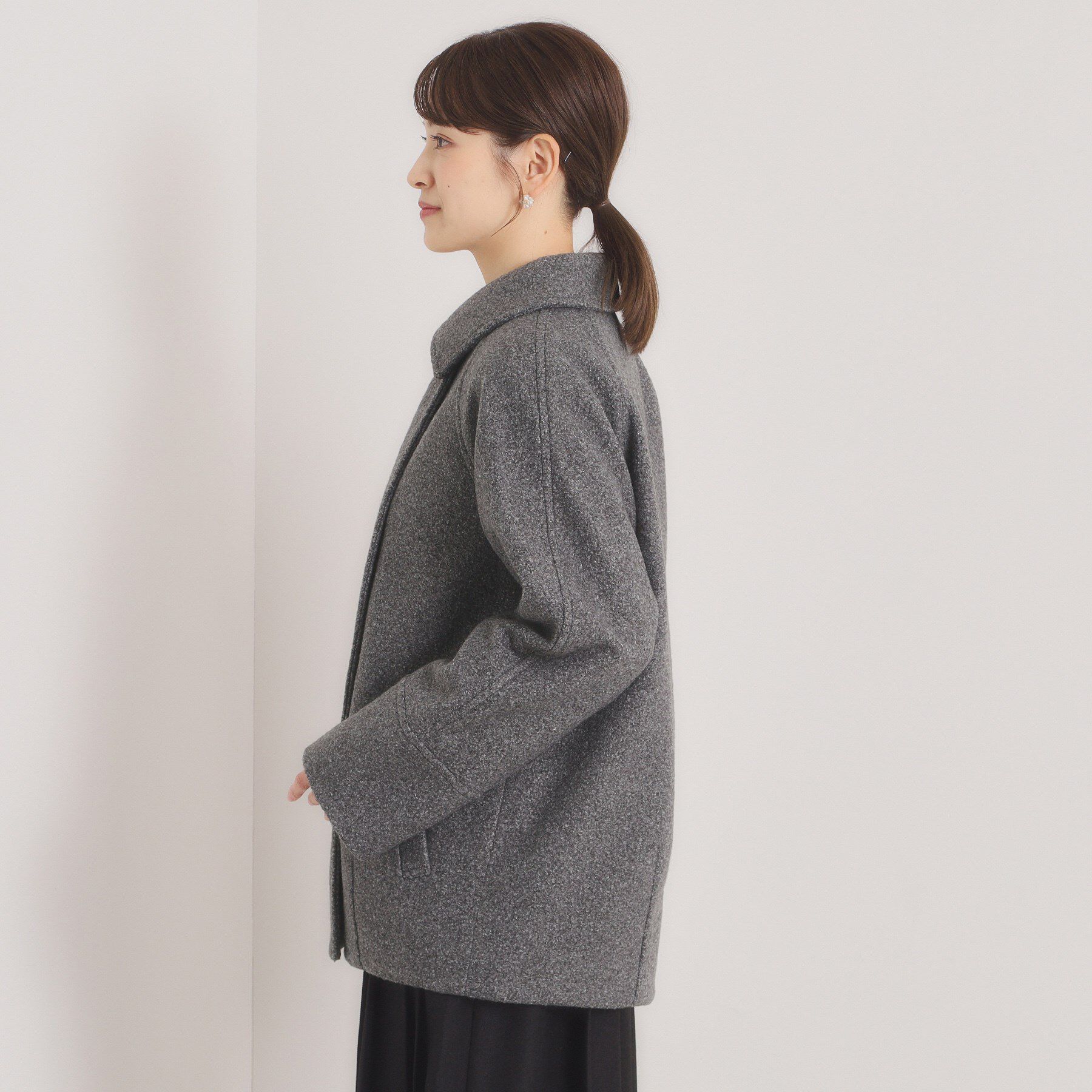 ITS&rsquo;DEMO「ブークレーダブルコート」|ピーコート|