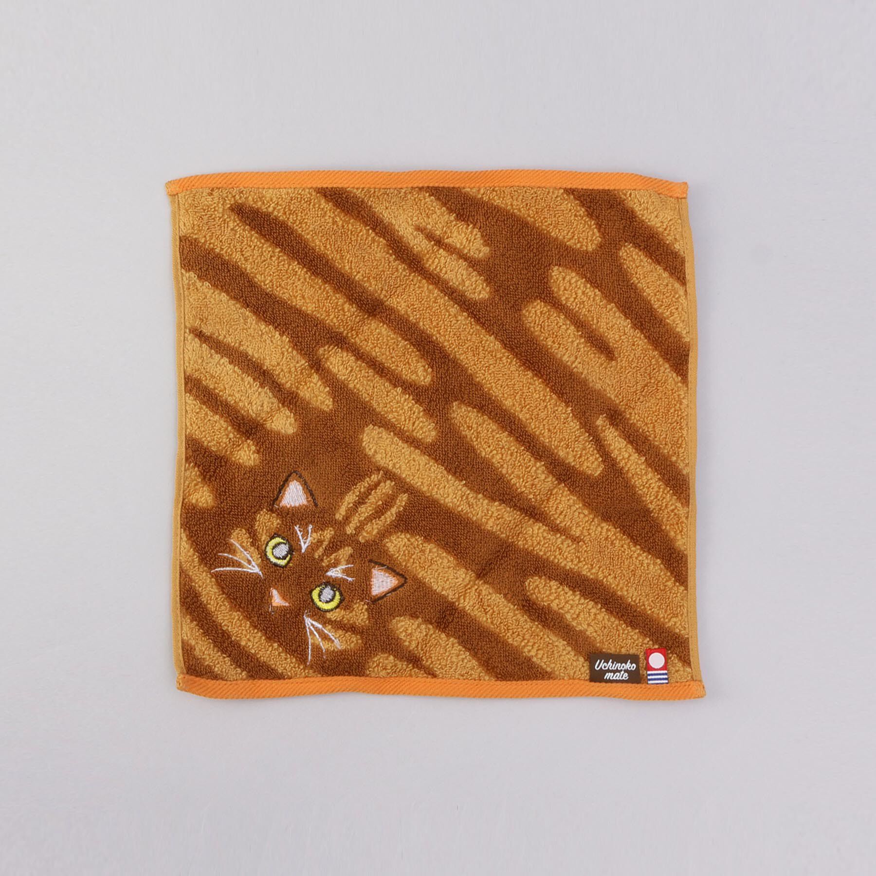 212 KITCHEN STORE「うちの子メイトはんかち 茶トラレッドタビー」|ハンカチ|