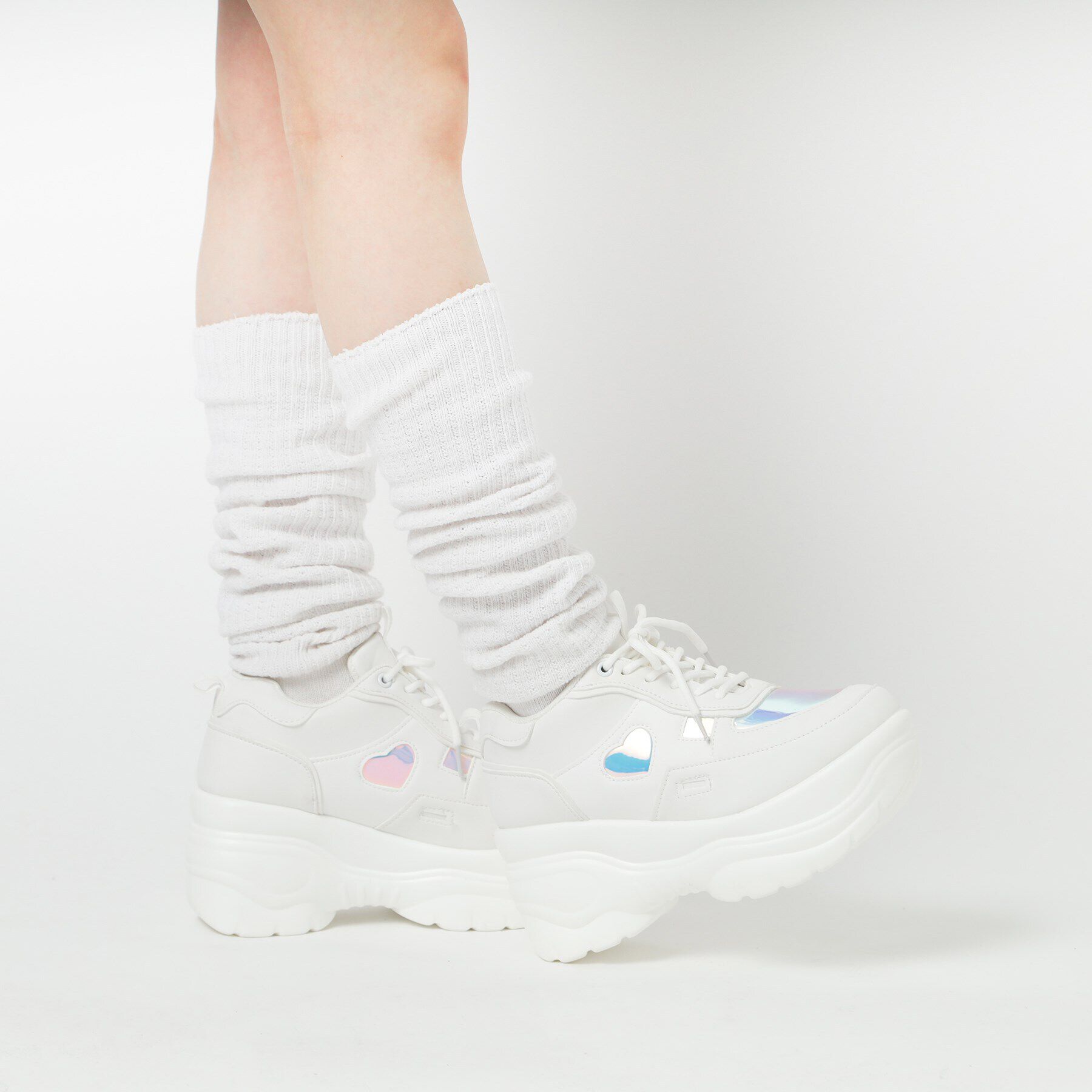 csT&P「厚底ハートオーロラスニーカー」|スニーカー|