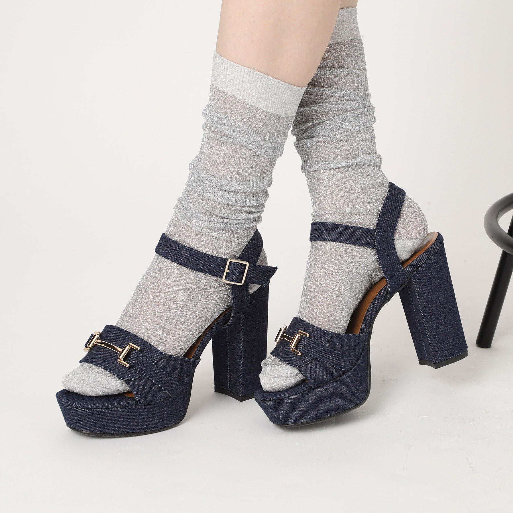 ESPERANZA「アッパービット厚底ヒールサンダル」|サンダル|