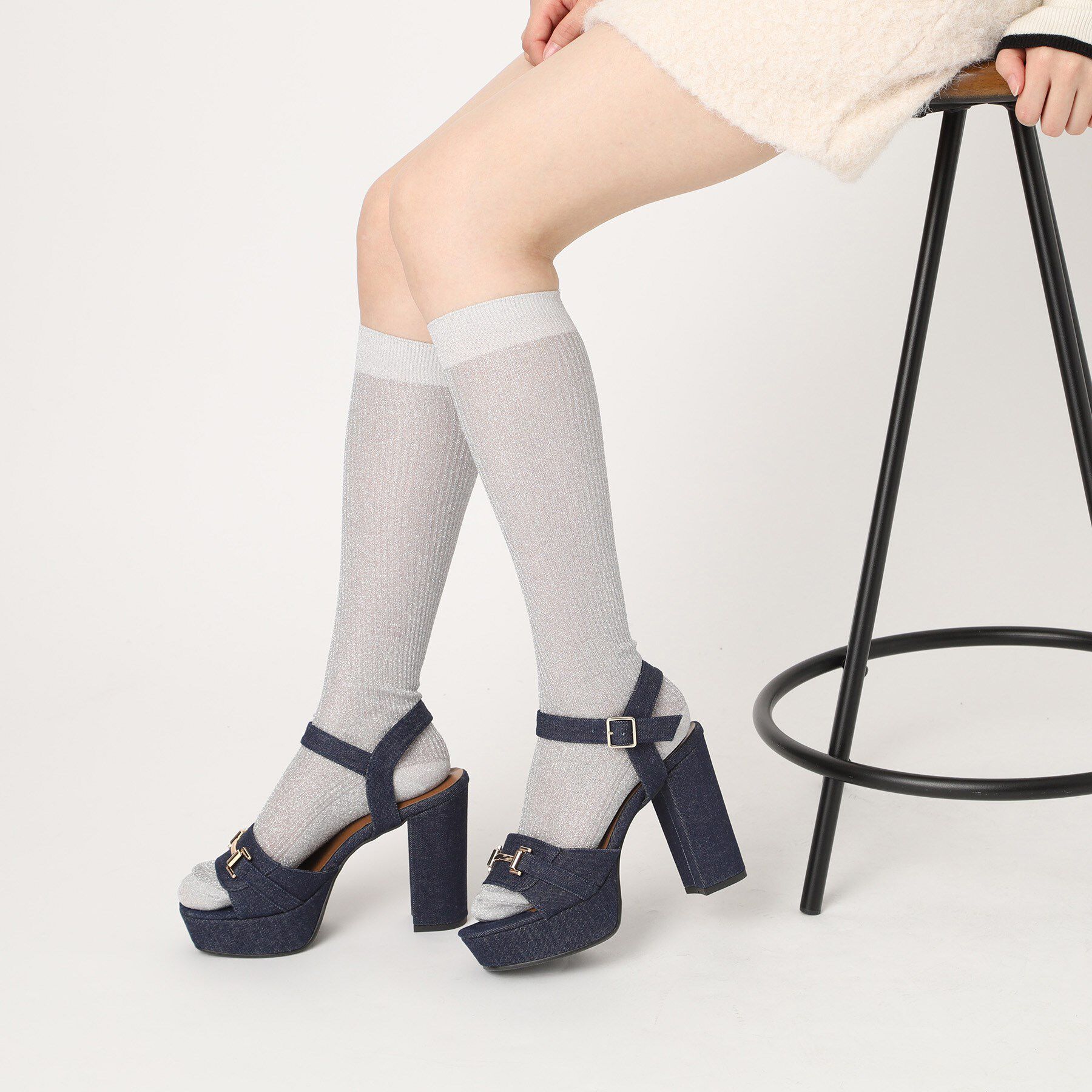 ESPERANZA「アッパービット厚底ヒールサンダル」|サンダル|