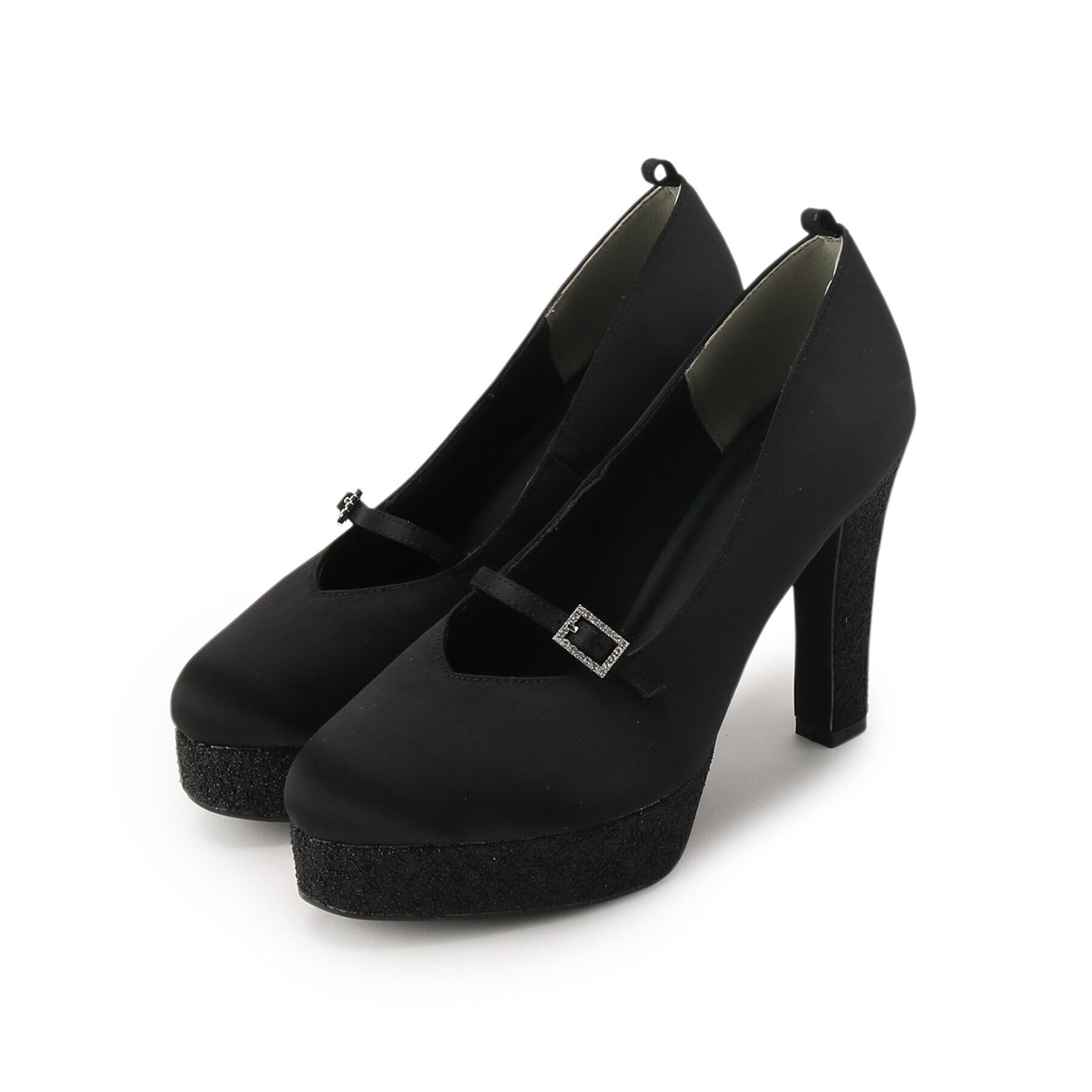 ESPERANZA「4WAYファー厚底グリッターパンプス」|パンプス|