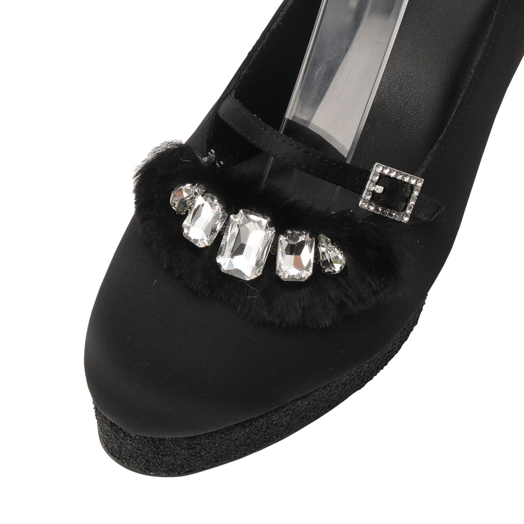 ESPERANZA「4WAYファー厚底グリッターパンプス」|パンプス|