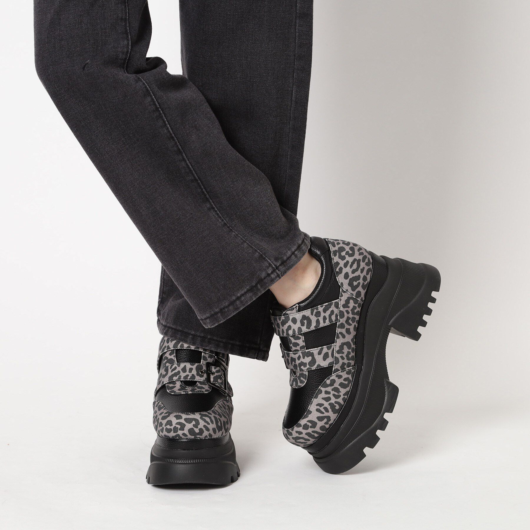 ESPERANZA「ダブルストラップ厚底スニーカー」|スニーカー|