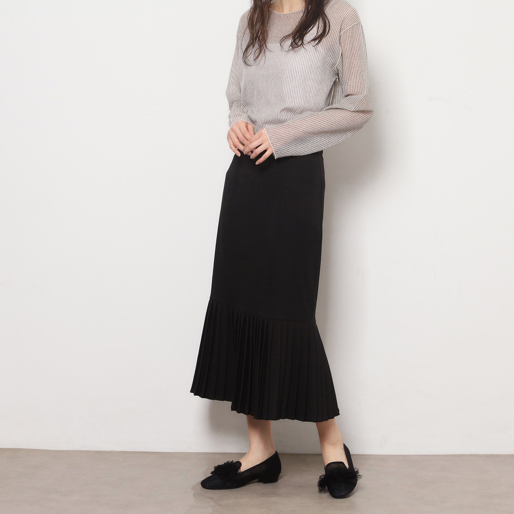 ESPERANZA「2WAYフリルフラットオペラシューズ」|その他|