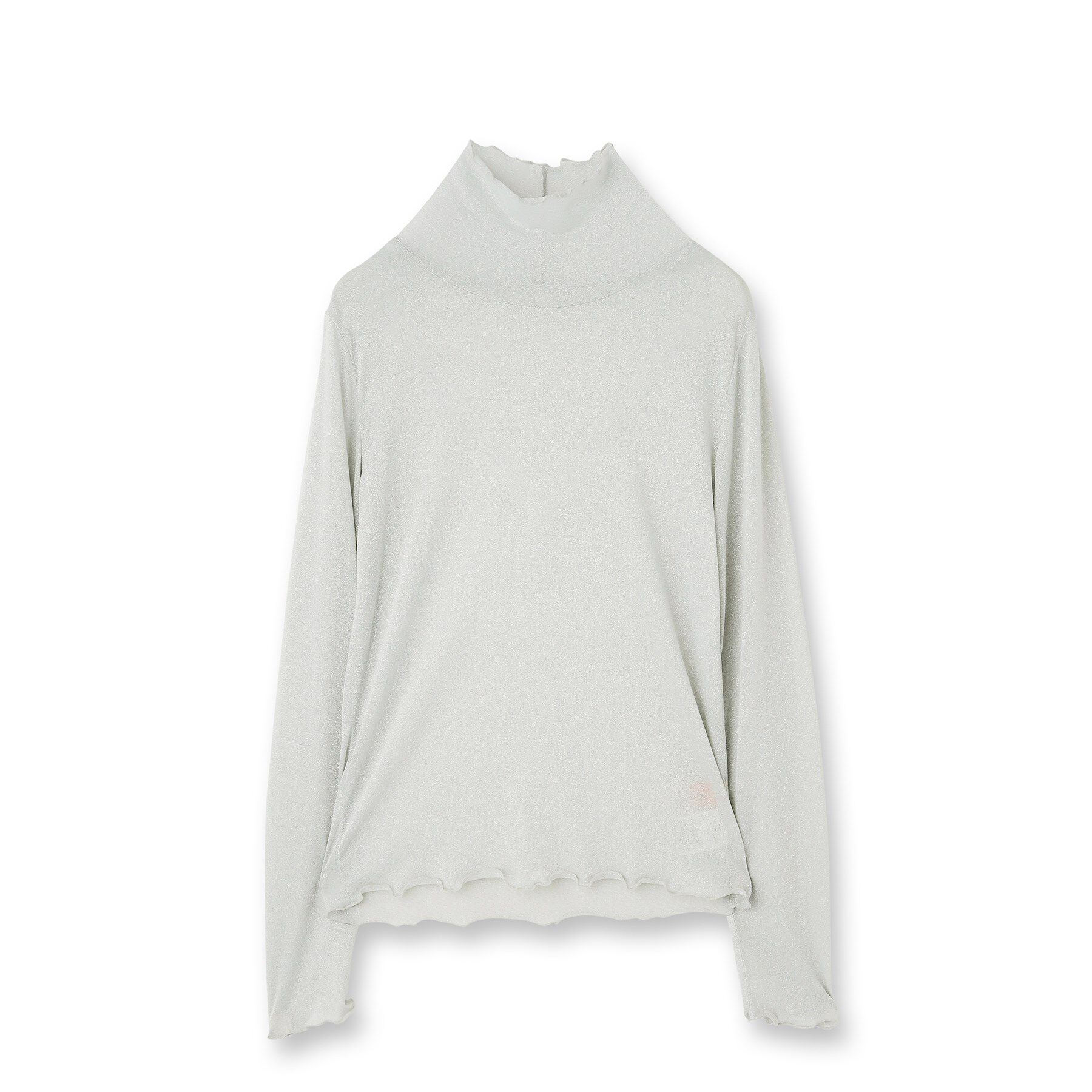 SunaUna「【ラメ／シアー】ハイネックカットソー」|Tシャツ・カットソー|