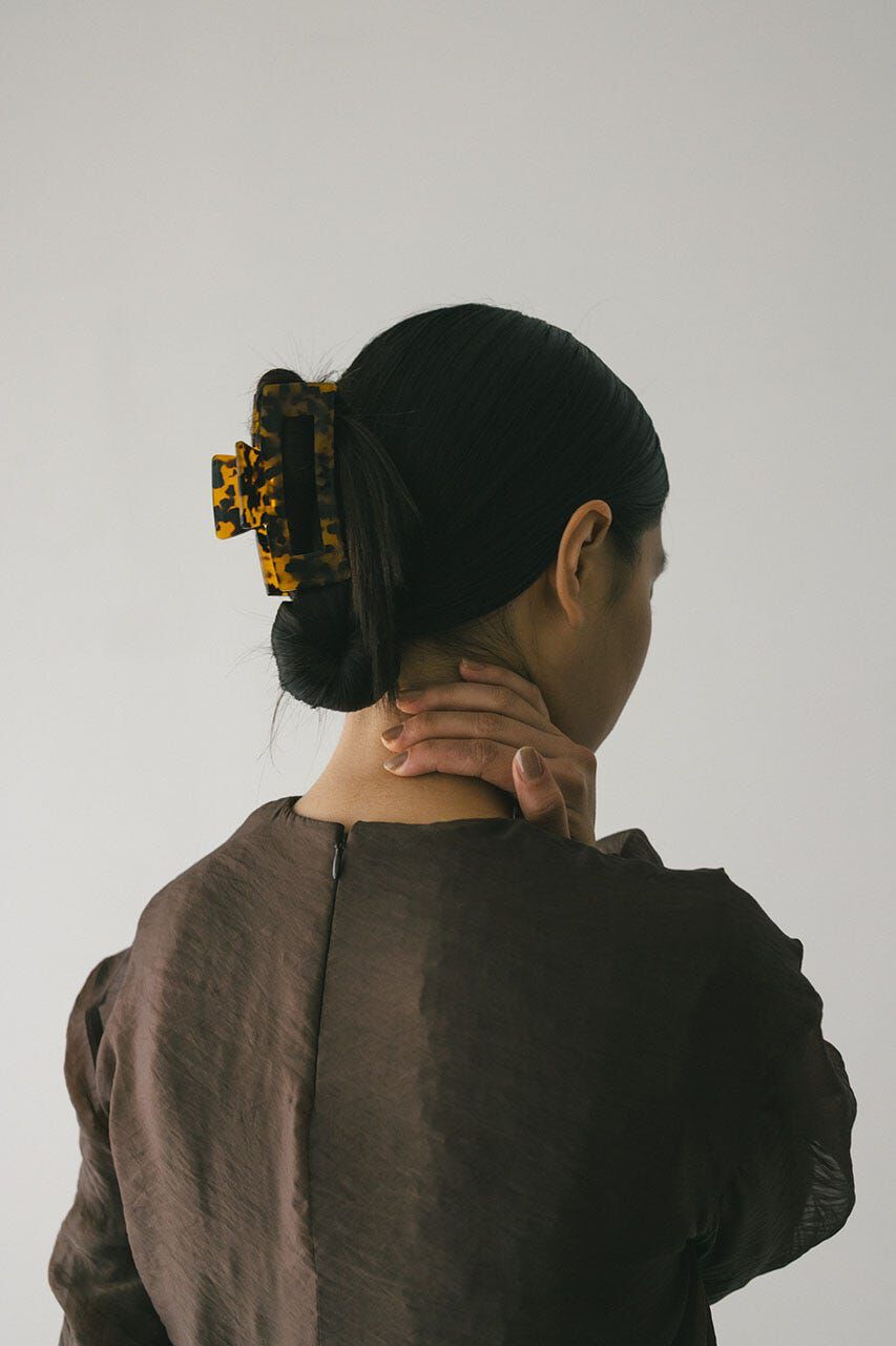 STYLEMIXER「マーブルスクエアヘアクリップ」|その他|BRN