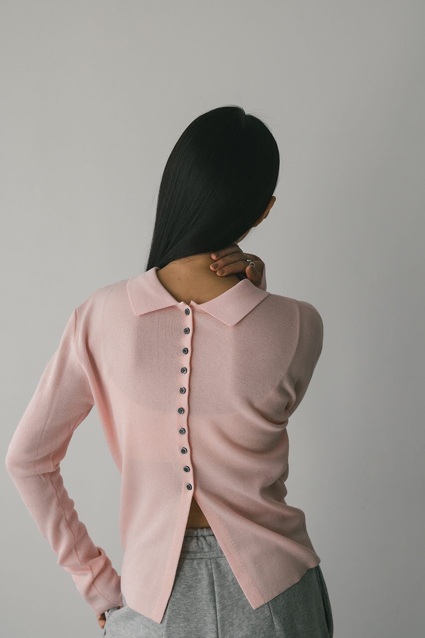 STYLEMIXER「2WAYカラーニットポロ」|ニット・セーター|