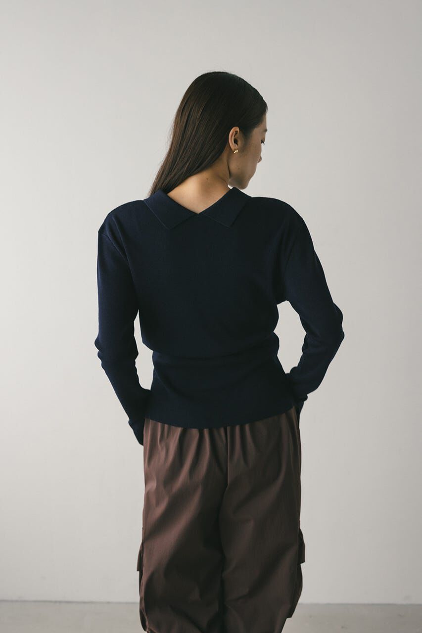 STYLEMIXER「2WAYカラーニットポロ」|ニット・セーター|