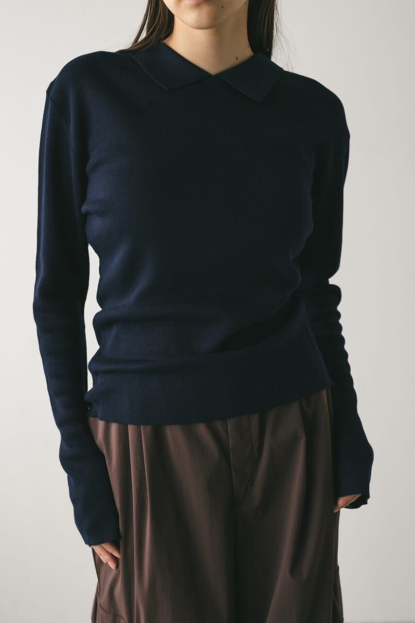 STYLEMIXER「2WAYカラーニットポロ」|ニット・セーター|