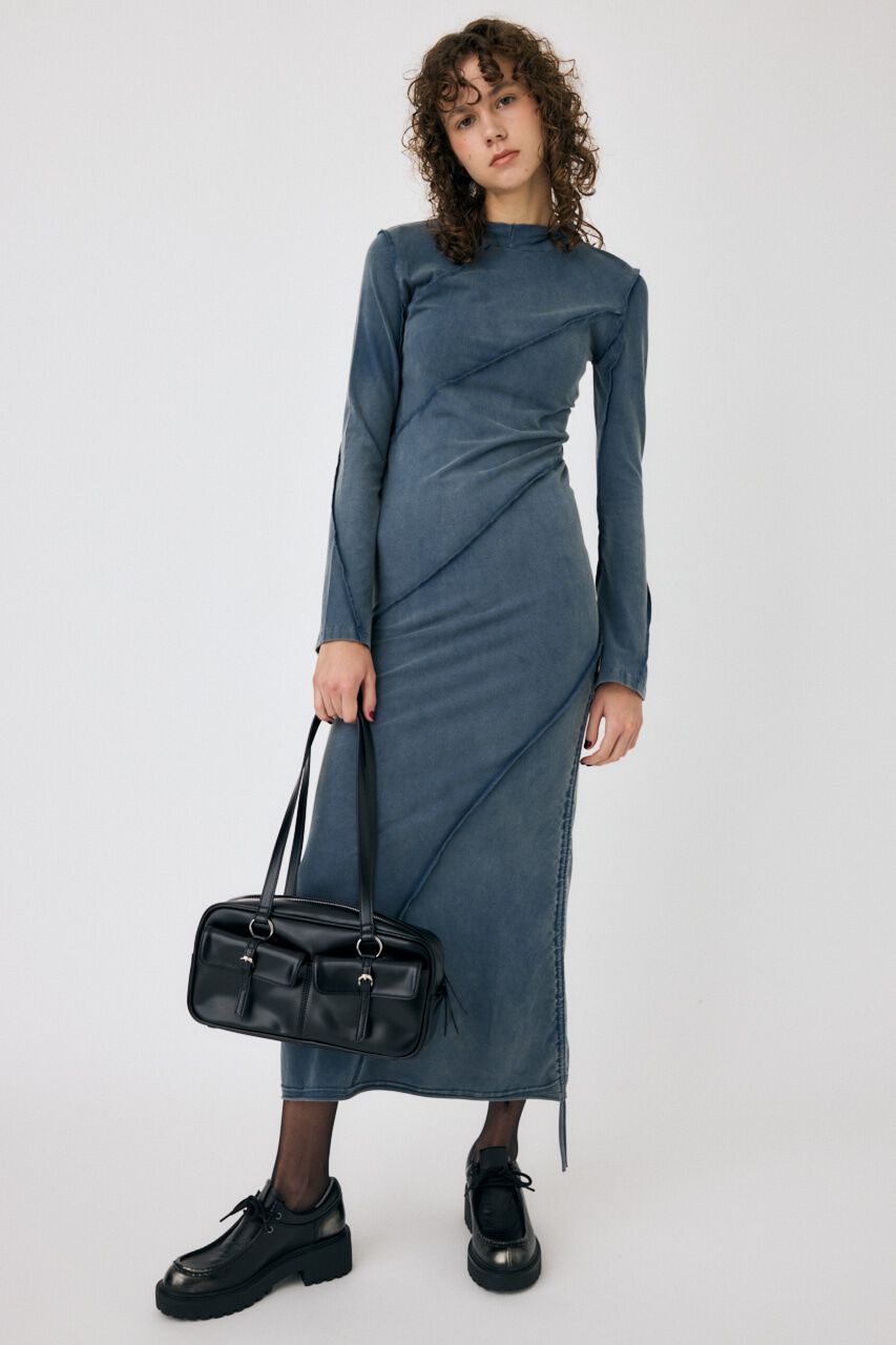 MOUSSY「TWISTED CUT ドレス」|ワンピース|D/BLU3