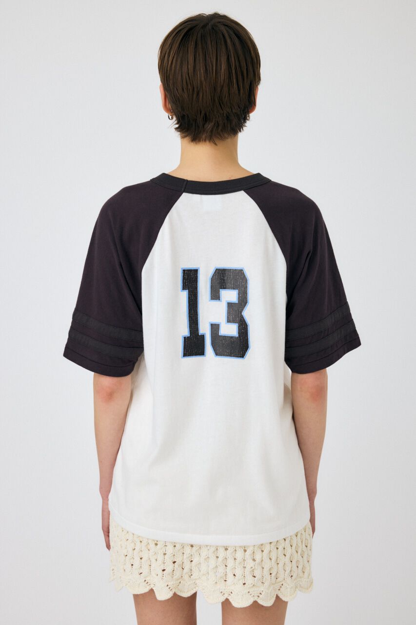 MOUSSY「WHEELERS ラグラン TEE」|Tシャツ・カットソー|