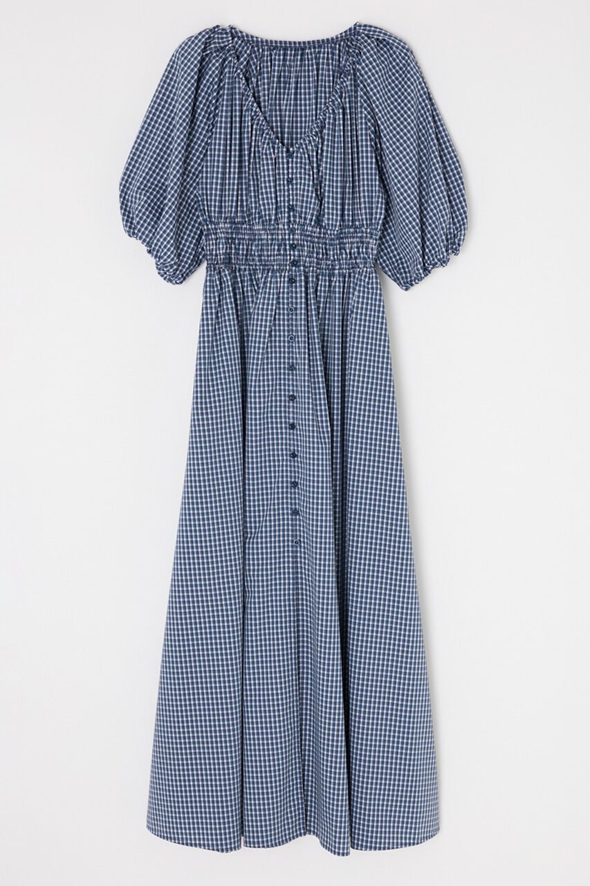 MOUSSY「WAIST GATHER ロングドレス」|ワンピース|