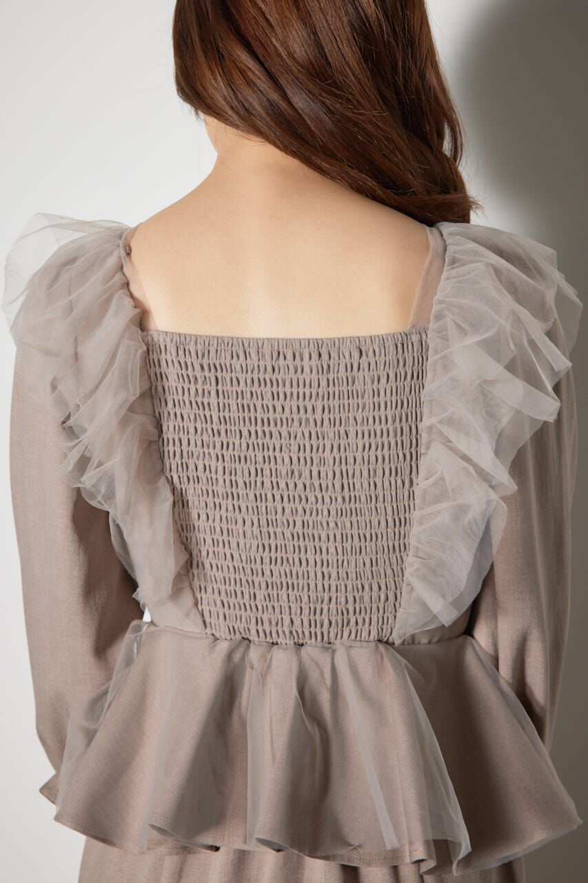 rienda「チュールドッキングマーメイドワンピース」|ワンピース|