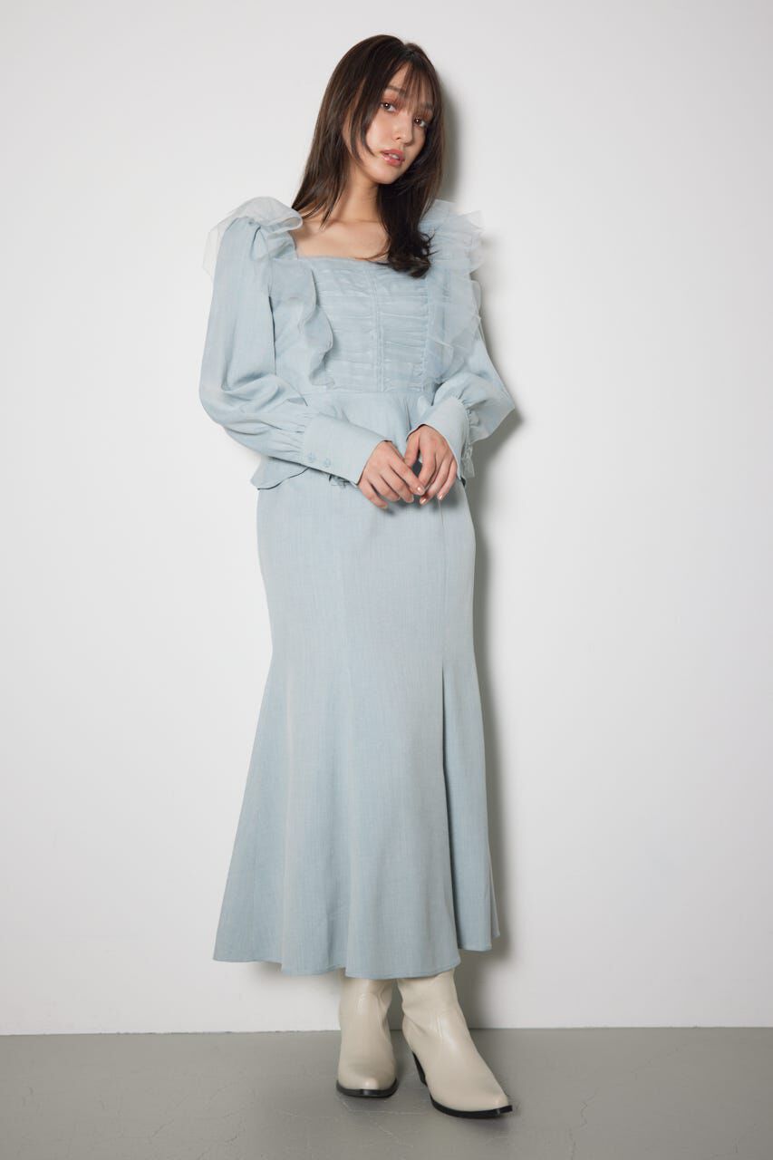 rienda「チュールドッキングマーメイドワンピース」|ワンピース|