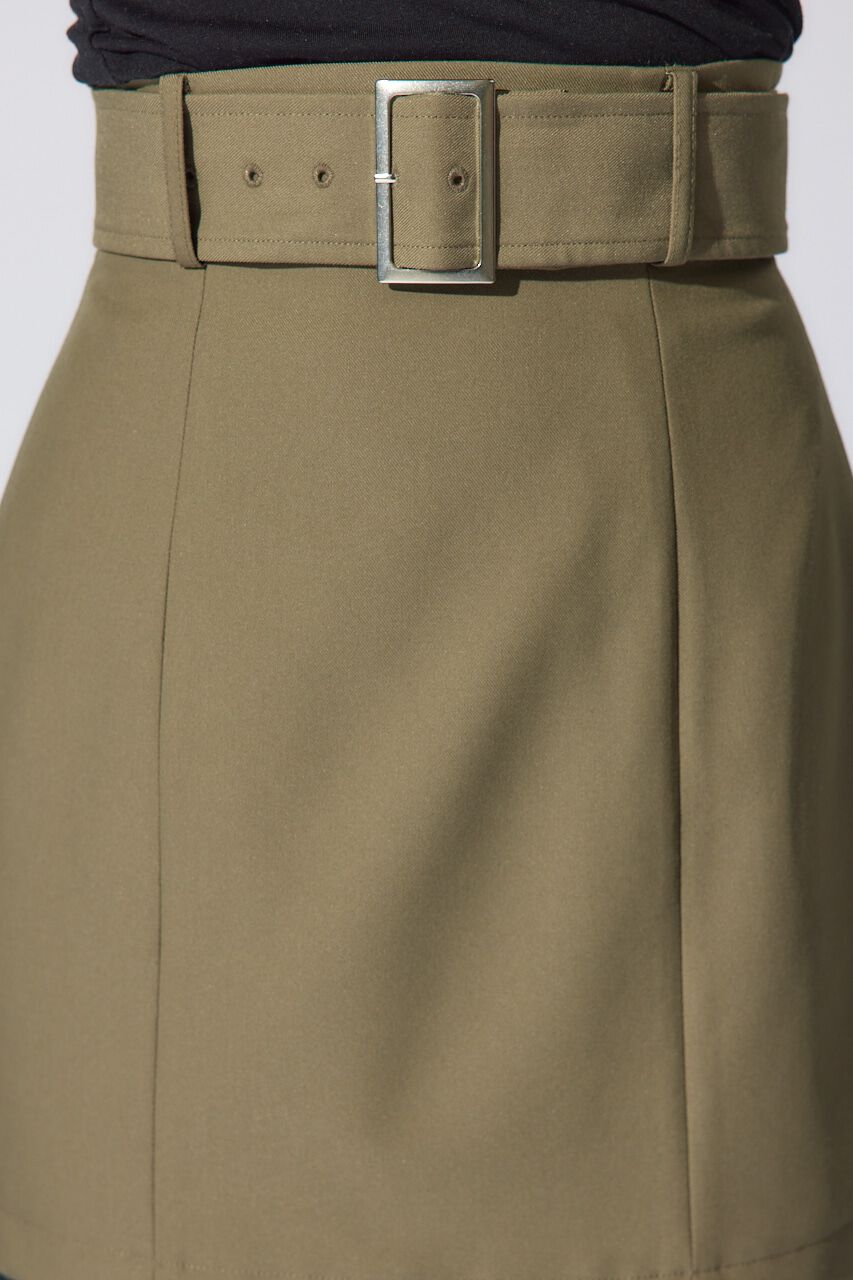 rienda「ヘムレースミニスカート」|スカート|