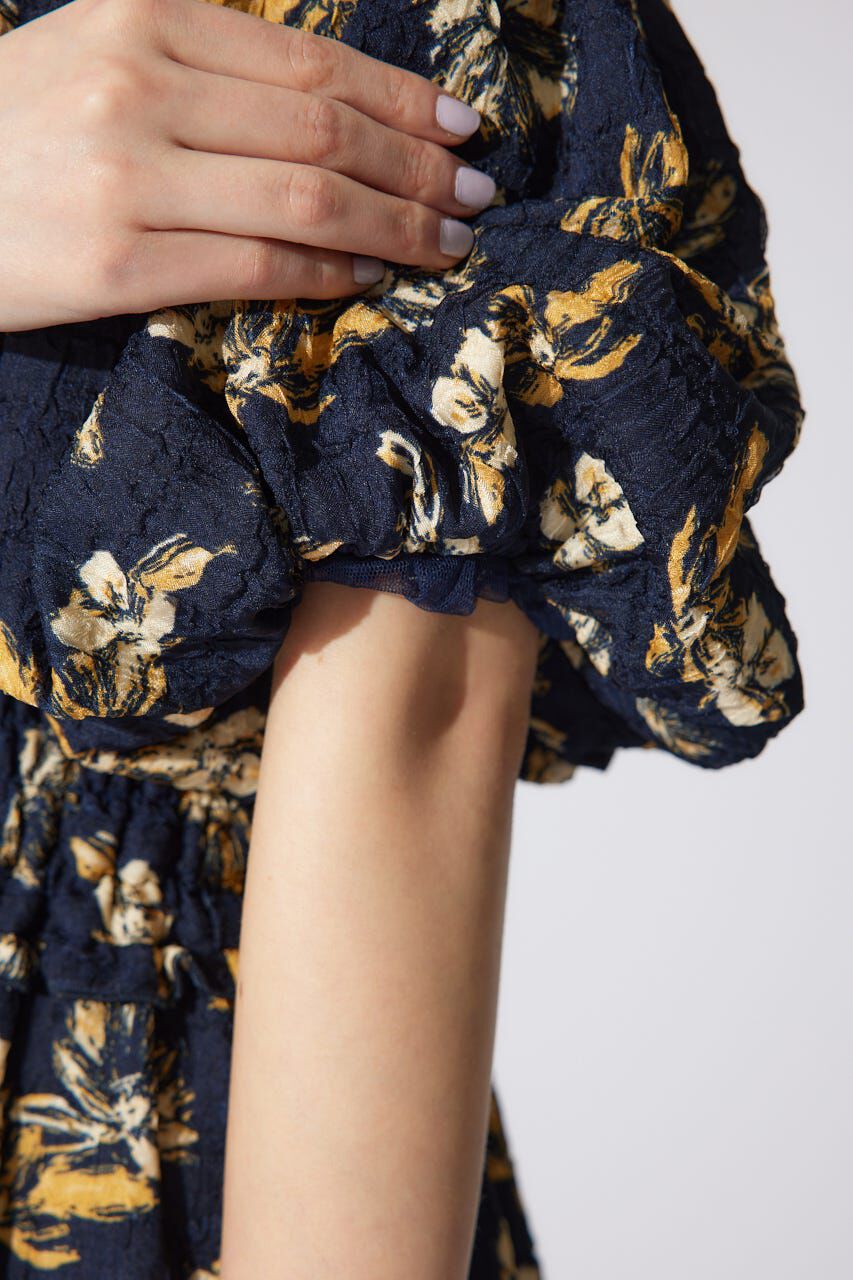 rienda「バルーンスリーブフレアワンピース」|ワンピース|