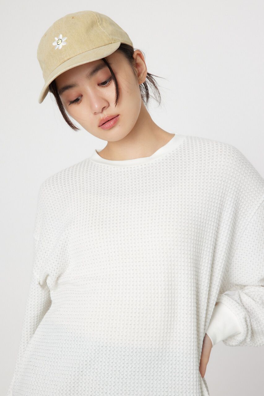 RODEO CROWNS「ラメワッフルトップス」|Tシャツ・カットソー|