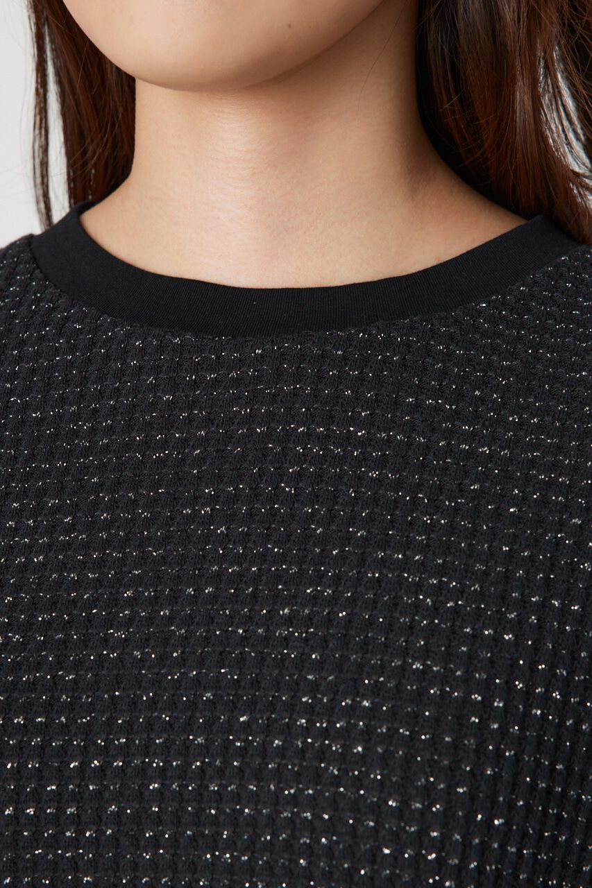 RODEO CROWNS「ラメワッフルトップス」|Tシャツ・カットソー|