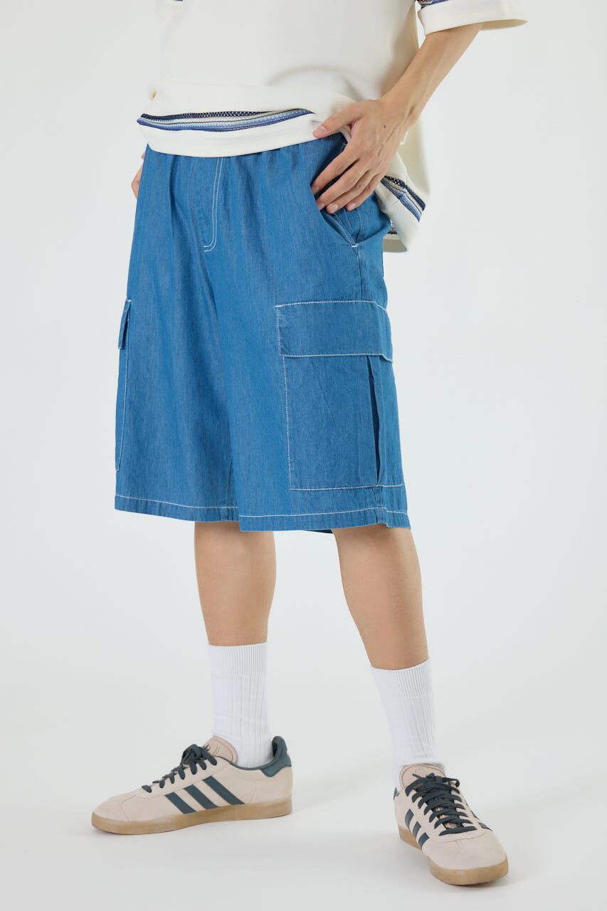 RODEO CROWNS「ライトデニムカーゴショーツ」|その他|BLU