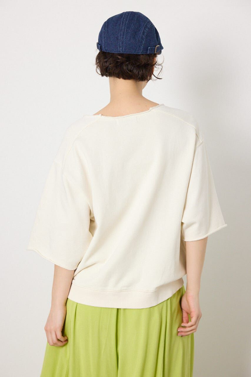 RODEO CROWNS「切替カレッジ半袖スウェット」|Tシャツ・カットソー|