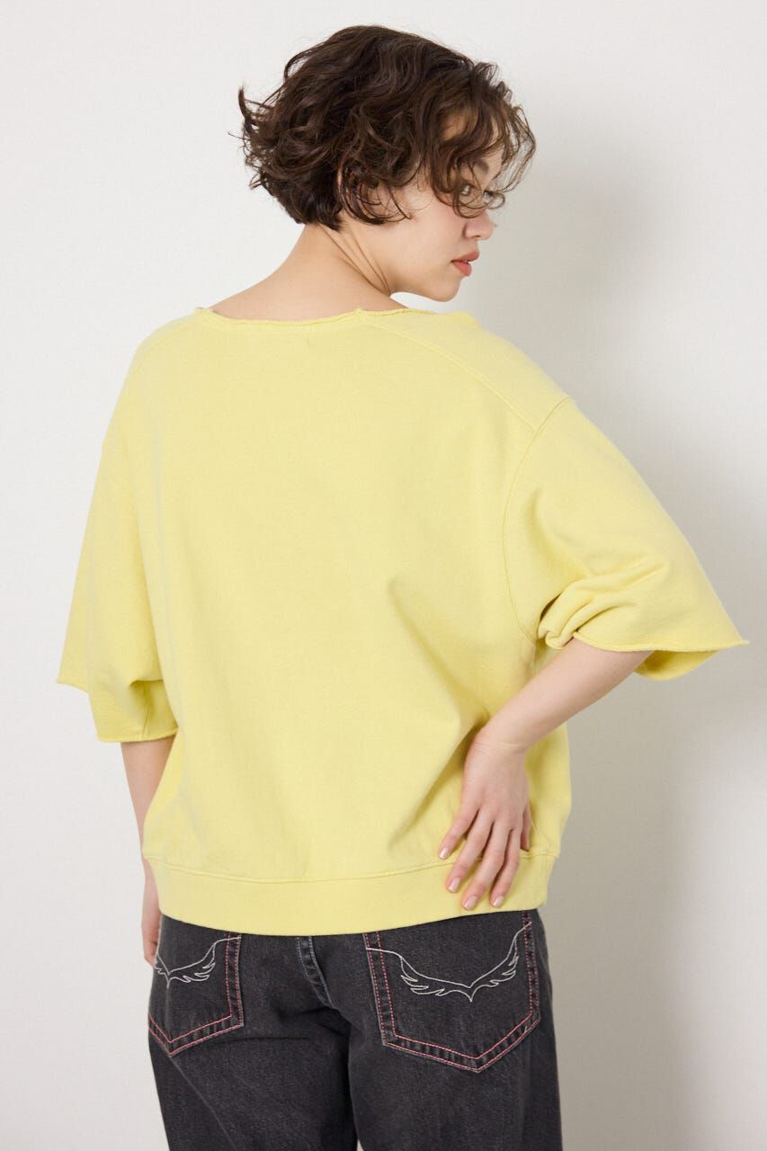 RODEO CROWNS「切替カレッジ半袖スウェット」|Tシャツ・カットソー|