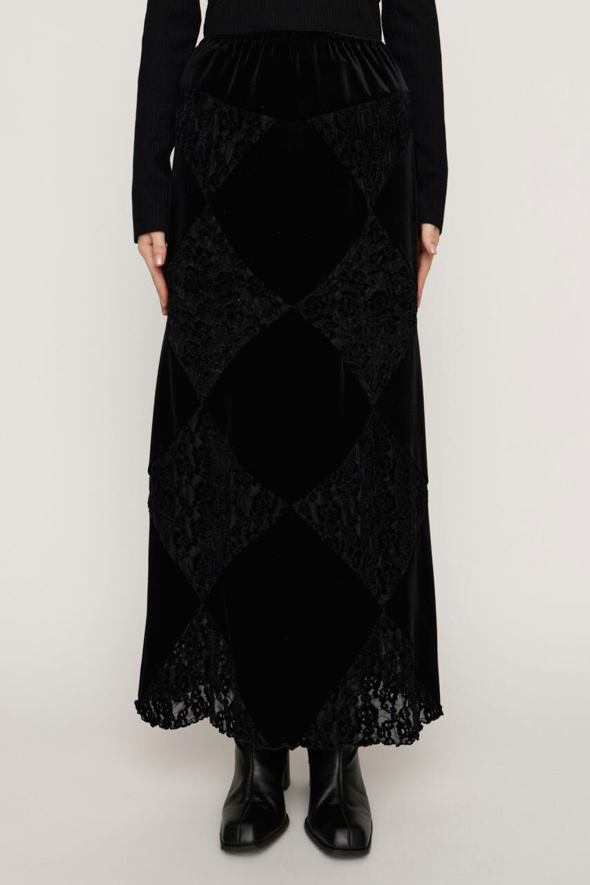 SLY「VELOUR ロングスカート」|スカート|