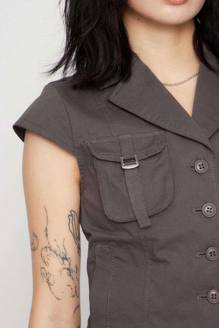 LAGUA GEM「POCKET COMPACT  SHIRT トップス」|シャツ・ブラウス|