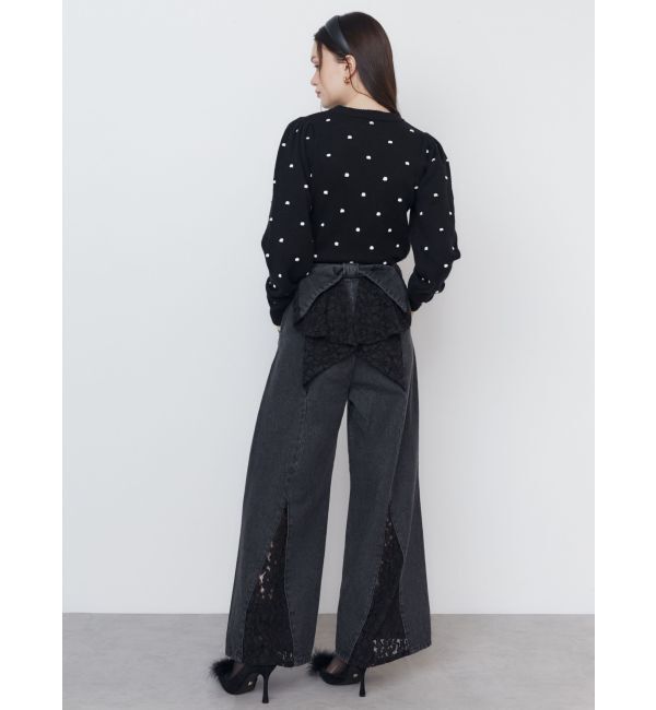 CALNAMUR「PUKU DOT KNIT PO/プクドットニットプルオーバー」|ニット・セーター|