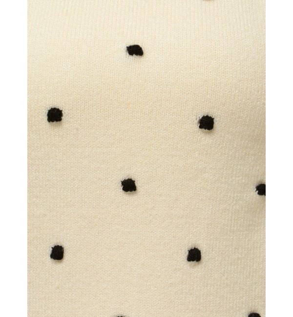 CALNAMUR「PUKU DOT KNIT PO/プクドットニットプルオーバー」|ニット・セーター|