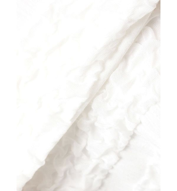 CALNAMUR「シャツカラーギャザーリボンカットソー」|シャツ・ブラウス|