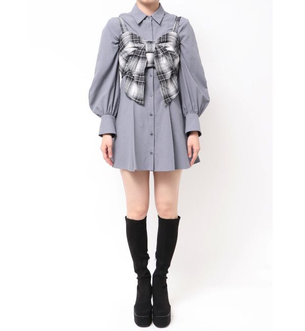 CALNAMUR「リボンビスチェ」|シャツ・ブラウス|