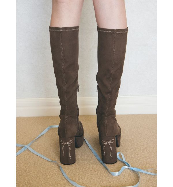 CALNAMUR「ロングブーツ」|その他|ブラウン