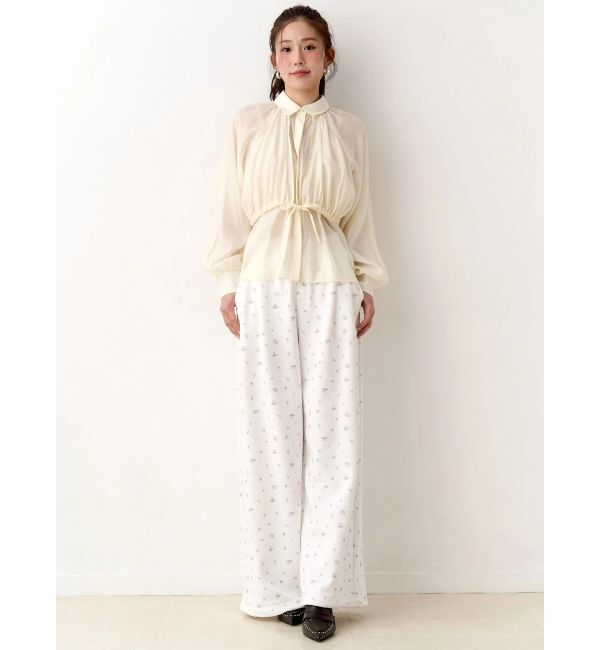CALNAMUR「ギャザーラグランブラウス」|シャツ・ブラウス|