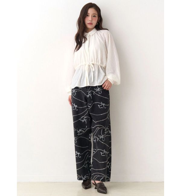 CALNAMUR「ギャザーラグランブラウス」|シャツ・ブラウス|