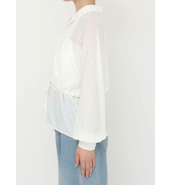 CALNAMUR「ギャザーラグランブラウス」|シャツ・ブラウス|