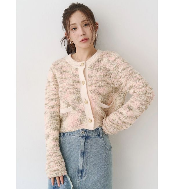 CALNAMUR「ファンシーヤーンクラシカルニットカーディガン」|Tシャツ・カットソー|