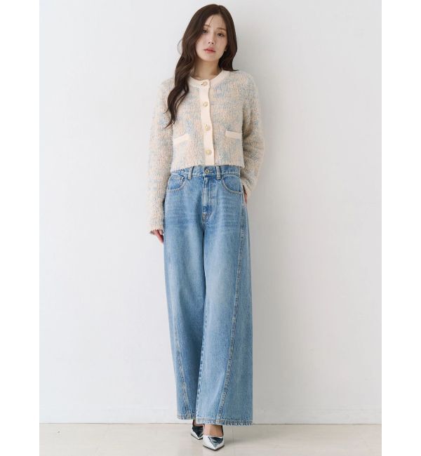 CALNAMUR「ファンシーヤーンクラシカルニットカーディガン」|Tシャツ・カットソー|