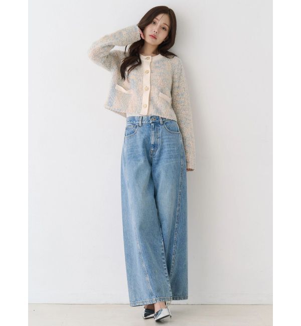 CALNAMUR「ファンシーヤーンクラシカルニットカーディガン」|Tシャツ・カットソー|