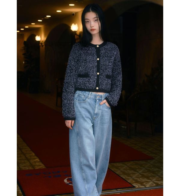 CALNAMUR「ファンシーヤーンクラシカルニットカーディガン」|Tシャツ・カットソー|