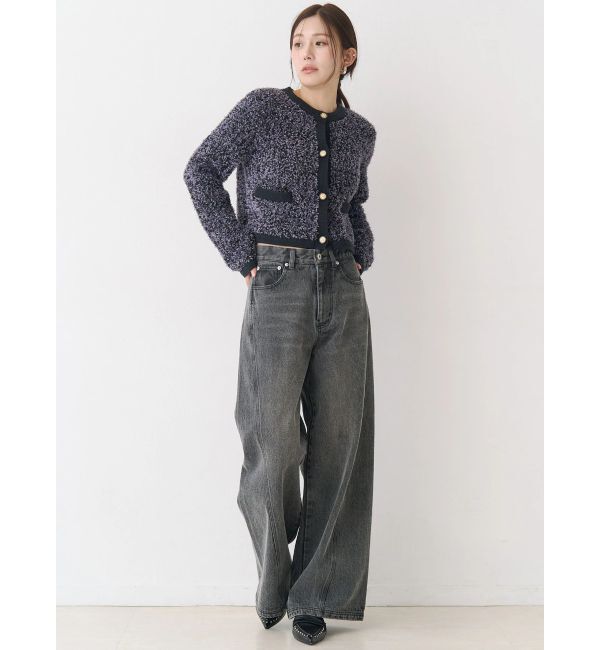 CALNAMUR「ファンシーヤーンクラシカルニットカーディガン」|Tシャツ・カットソー|