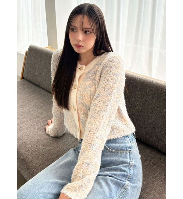 CALNAMUR「ファンシーヤーンクラシカルニットカーディガン」|Tシャツ・カットソー|