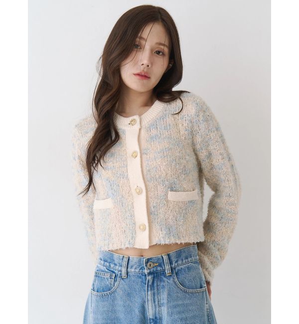 CALNAMUR「ファンシーヤーンクラシカルニットカーディガン」|Tシャツ・カットソー|