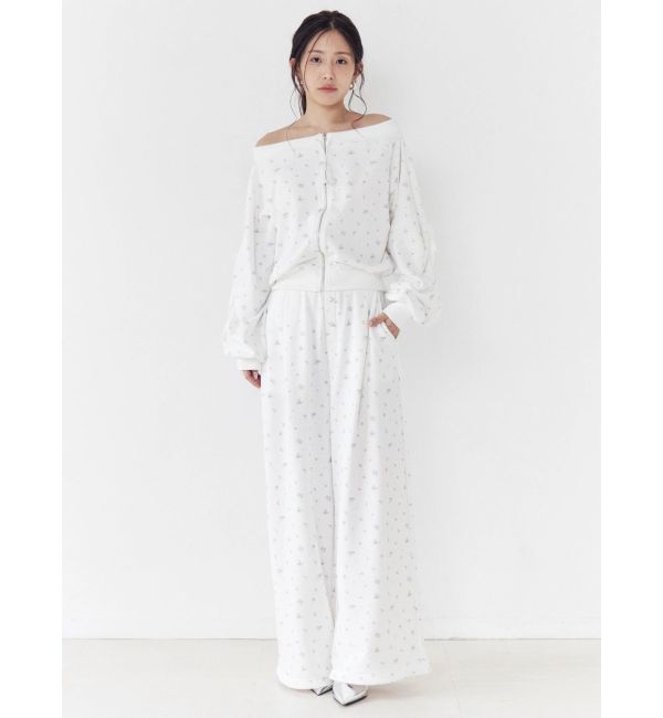 CALNAMUR「フロントジップオフショルスウェット」|Tシャツ・カットソー|