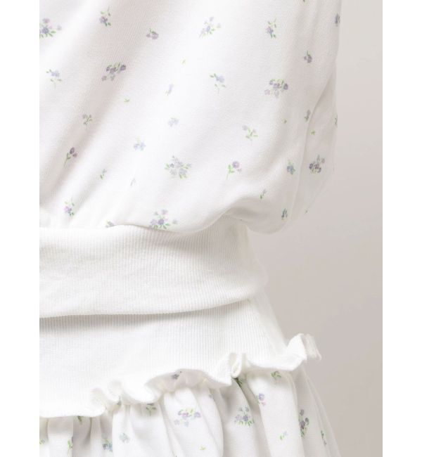 CALNAMUR「フロントジップオフショルスウェット」|Tシャツ・カットソー|